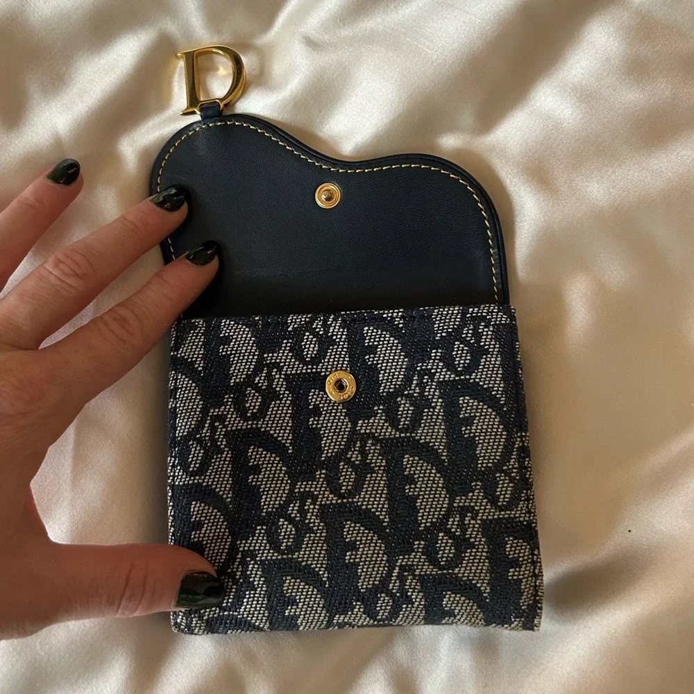 Christian Dior Trotter Saddle Bi-Fold Compact Wallet